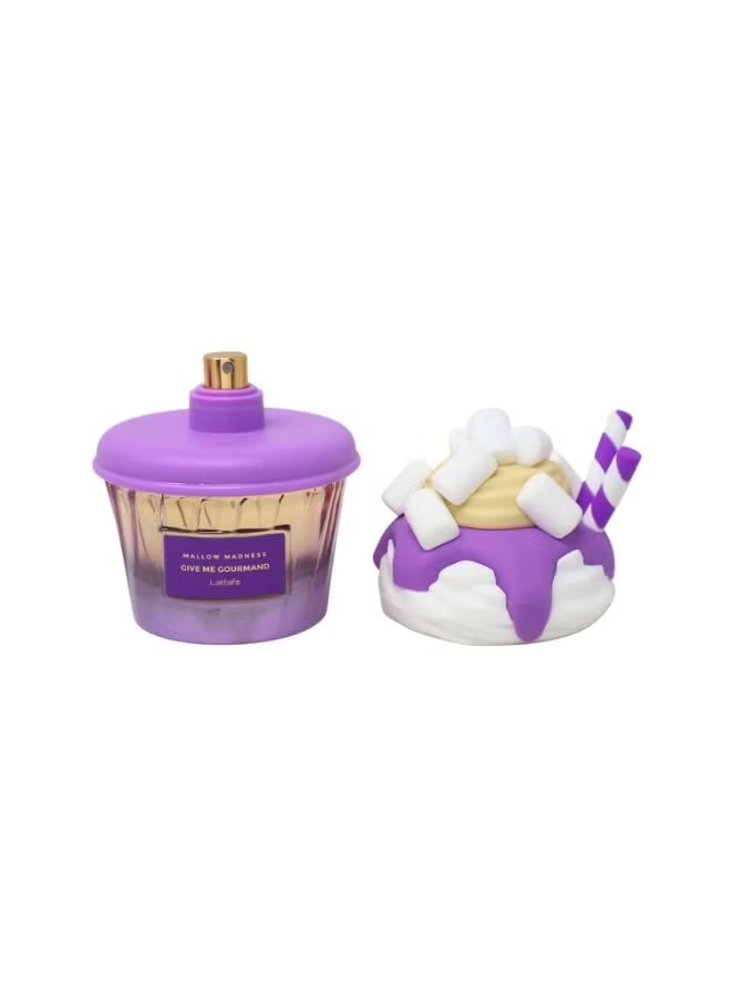 Lattafa Mallow Madness(1st copy) Eau de Parfum Give Me Gourmand Collection, Sweet Gourmand Fragrance, Marshmallow & Vanilla, Spray Form, 75ml, Long-lasting - Image 2